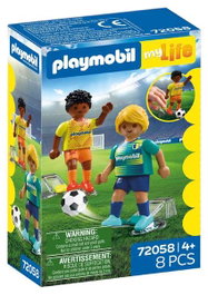 Playmobil 72058 Joueurs de football, My Life Football Sport & action, 8 pièces, dès 4 ans
