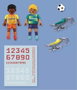 Playmobil 72058 Joueurs de football, My Life Football Sport & action, 8 pièces, dès 4 ans
