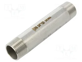 GEBO Connecteur de robinet en acier inoxydable AISI 316L G3/4'' extérieur 120mm