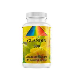 BEQUISA Glandin 500 200 Perles Complément Alimentaire Huile d'Onagra et Vitamine E 3 Perles/Jour