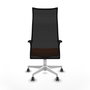 Piqueras y Crespo Chaise de Bureau Albacete Orange et Noir