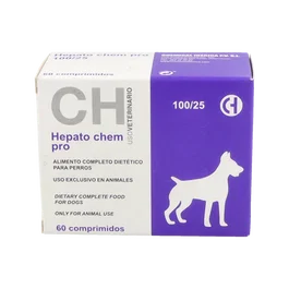 CHEMICAL IBERICA VET Hepato Chem Pro 100/25 - 60 comprimés