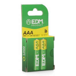 Edm Piles rechargeables eco-series AAA - HR03 950 mAh (Pack de 2)