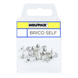 WOLFPACK LINEA PROFESIONAL Punaises nickelées Brico-self