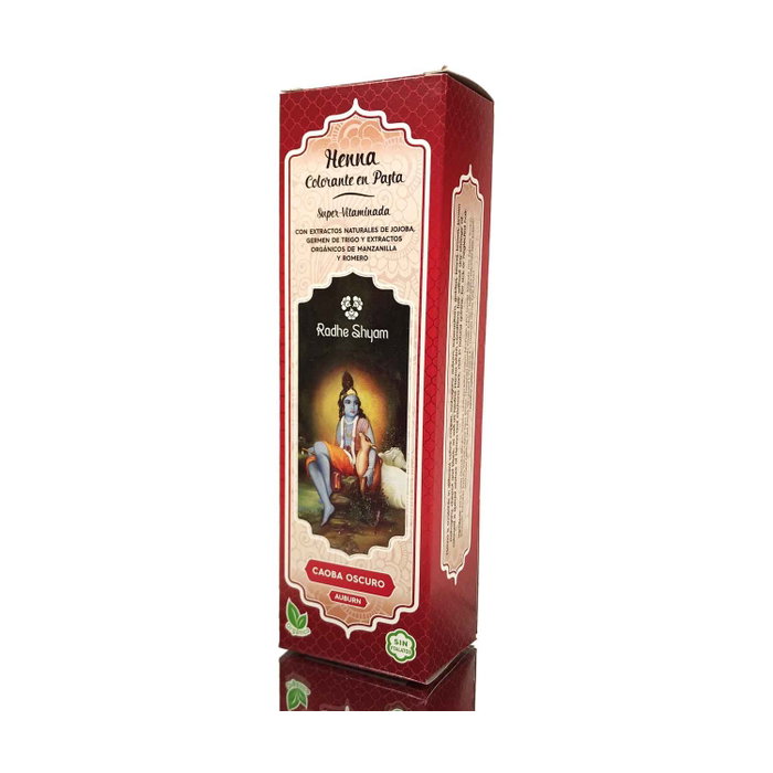 Radhe Shyam Henna Pasta Caoba Oscuro Radhe Shyam Henna Pasta Caoba Oscuro