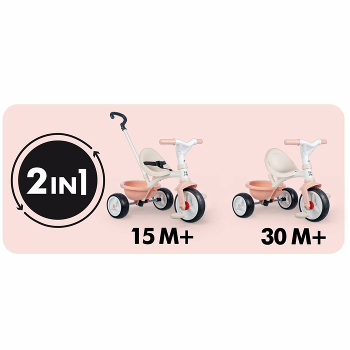 Smoby Be Move Tricycle Rose