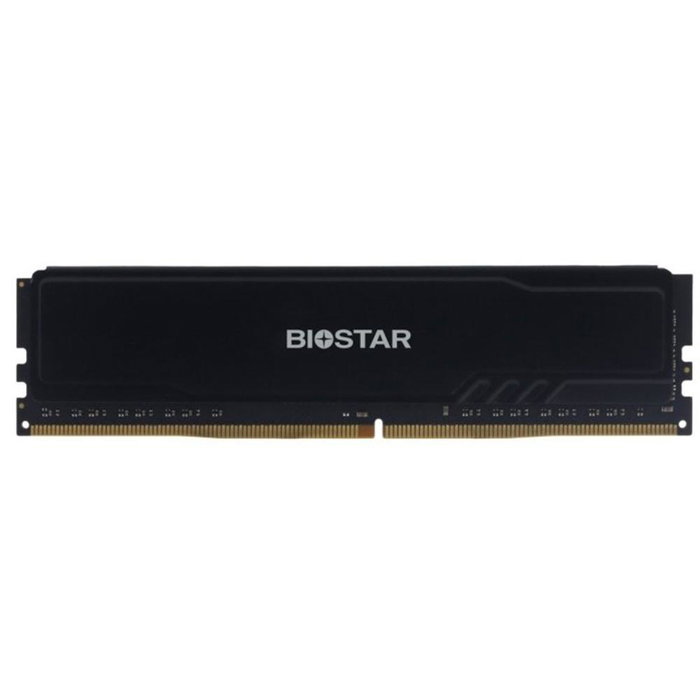 Biostar DO32NU4H08 Mémoire RAM DDR4 8 Go 3200 MHz Storming V UDIMM Dissipateur Aluminium Biostar DO32NU4H08 Mémoire RAM DDR4 8 Go 3200 MHz Storming V UDIMM Dissipateur Aluminium