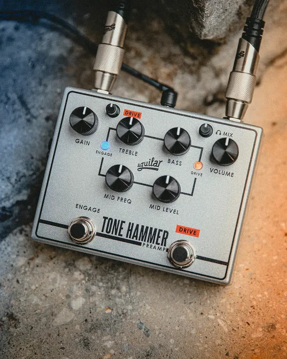 Aguilar Tone Hammer Preamplificateur D.I. avec sortie casque et Drive activable