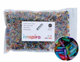 Innspiro Perles de Rocaille Cylindriques Aurora Boreale, 500g