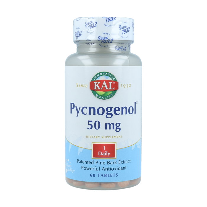 Kal Pycnogenol 60 comprimés de 50 mg Kal Pycnogenol 60 comprimés de 50 mg