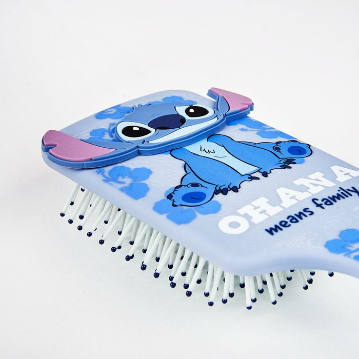Brosse Démêlante Stitch Violet Plastique