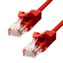 ProXtend Câble Ethernet CAT5e U/UTP Cuivre Rouge 3m