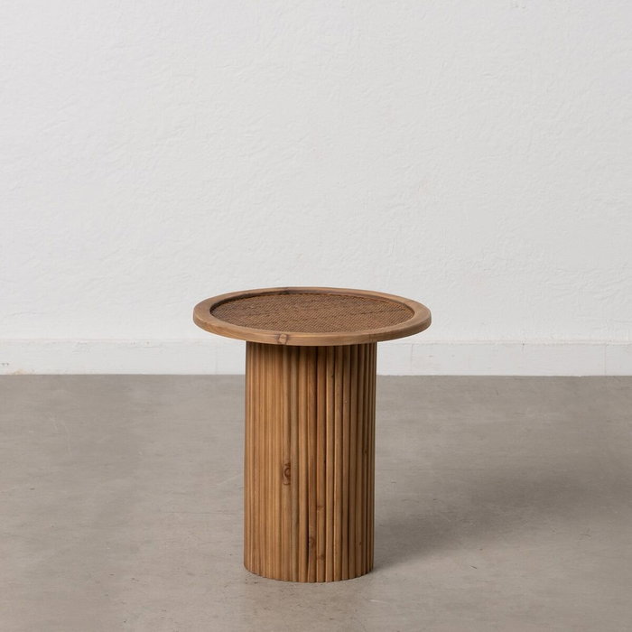 BigBuy Garden Petite Table d'Appoint Naturel 40 x 40 x 44,5 cm