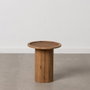 BigBuy Garden Petite Table d'Appoint Naturel 40 x 40 x 44,5 cm
