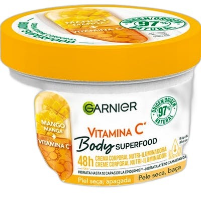 Garnier Body Superfood Crème Corps Nutri-Illuminatrice à la Mangue 380 ml