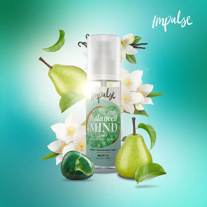 Impulse BALANCED MIND JADE Brume parfumée pour le corps Poire Jasmin 150 ml