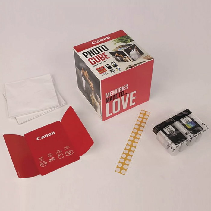Canon Photo Cube Creative Pack Rose avec cartouches PG-560 et CL-561