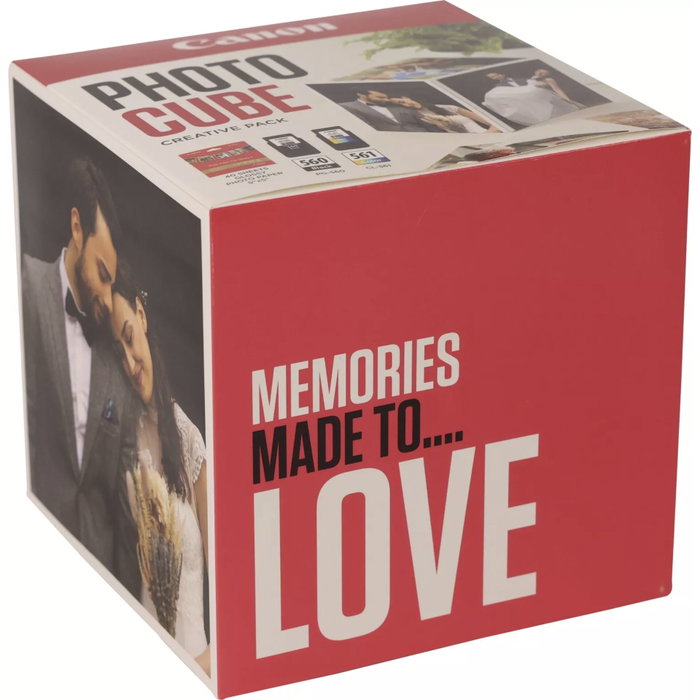 Canon Photo Cube Creative Pack Rose avec cartouches PG-560 et CL-561