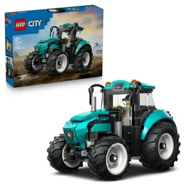 LEGO City 60498 Tracteur avec Minifigurine de Fermier - Jeu de Construction Agricole pour Enfants Dès 6 Ans