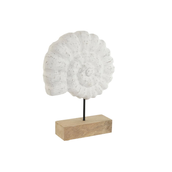 Figurine Décorative Home ESPRIT Blanc Naturel méditerranéen Conque 29 x 7,5 x 38,5 cm Figurine Décorative Home ESPRIT Blanc Naturel méditerranéen Conque 29 x 7,5 x 38,5 cm