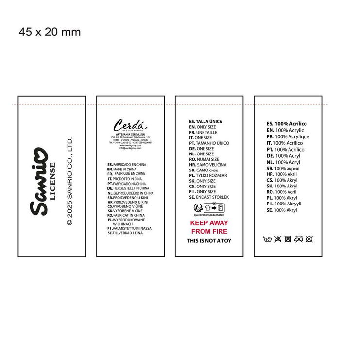 Casquette enfant Hello Kitty Blanc