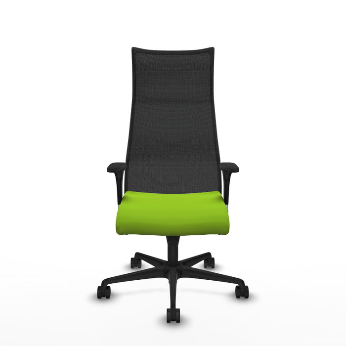 Piqueras y Crespo Chaise de Bureau Albacete XL Pistache et Noir