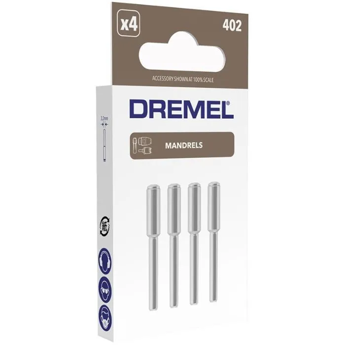 Dremel Lot de 4 Adaptateurs de Tronçonnage 402 - Compatible Outils Multi-Usage Dremel - Pour Disques à Tronçonner et Polissage Dremel Lot de 4 Adaptateurs de Tronçonnage 402 - Compatible Outils Multi-Usage Dremel - Pour Disques à Tronçonner et Polissage