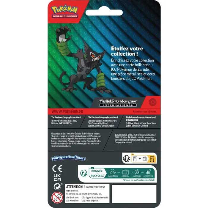 Pokemon Duopack Chaos Ascendant & Nuit Noire - ME04 & ME05