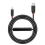 Lindy Câble USB 3.0 Actif 10m, Connecteurs USB A Mâle vers USB B Mâle, Extension pour Périphériques