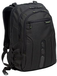 Targus EcoSpruce - Sac à dos pour ordinateur portable 15.6" / 39.6 cm, Polyester recyclé écologique, Noir