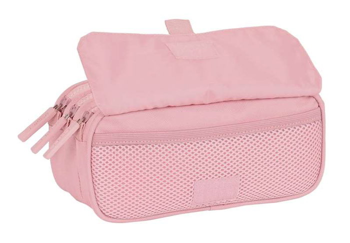 Safta Triple Big Safta Basic - Porte-tout triple format grand, couleur rose - 21.5x10x8 cm Safta Triple Big Safta Basic - Porte-tout triple format grand, couleur rose - 21.5x10x8 cm