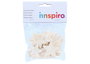 Innspiro Lot de 70 étoiles en bois naturel de tailles assorties