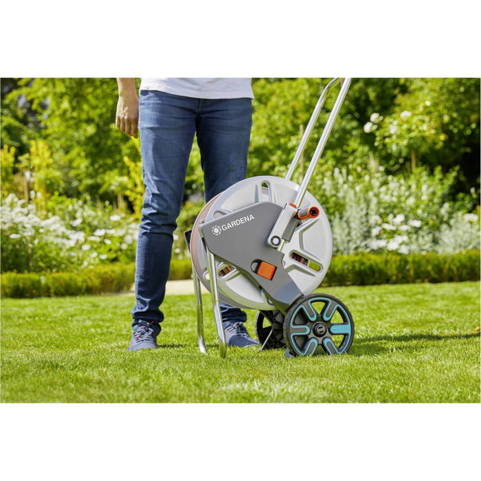 Gardena CleverRoll L Easy - Dévidoir métal sur roues Gardena CleverRoll L Easy - Dévidoir métal sur roues