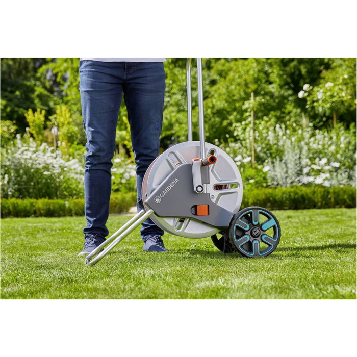 Gardena CleverRoll L Easy - Dévidoir métal sur roues Gardena CleverRoll L Easy - Dévidoir métal sur roues
