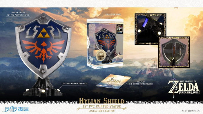 First 4 Figures Bouclier Hylien Collector's Edition - The Legend of Zelda: Breath of the Wild