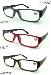 OTROS Lunettes de lecture graduées avec présentoir, lot de 30 unités assorties V538