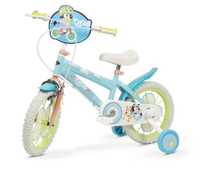 Toimsa Bicyclette Bluey 14" pour Enfant 4 à 6 ans (36 mois minimum) - Caisse et Instructions en Espagnol