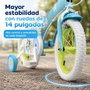 Toimsa Bicyclette Bluey 14" pour Enfant 4 à 6 ans (36 mois minimum) - Caisse et Instructions en Espagnol