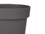IBERGARDEN Maceta en Plastique Gris 16cm Diamètre