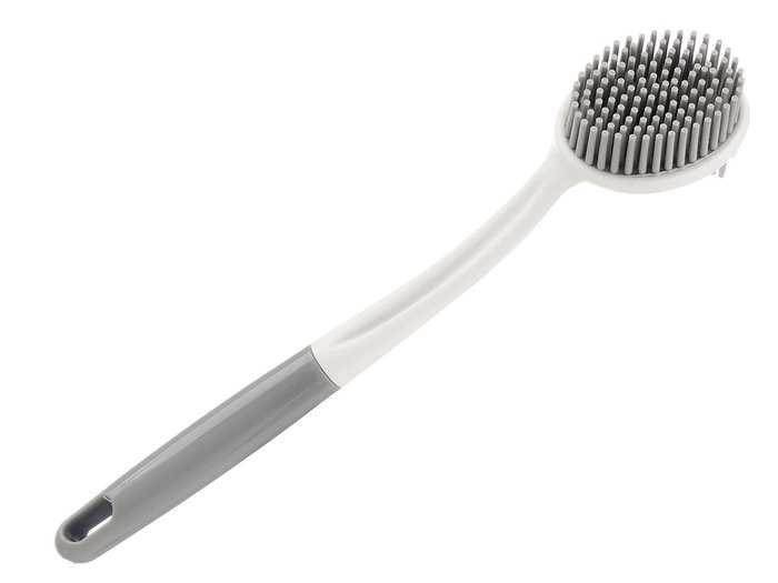 ARTE REGAL Brosse de nettoyage en silicone Blanco-Gris