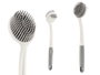 ARTE REGAL Brosse de nettoyage en silicone Blanco-Gris