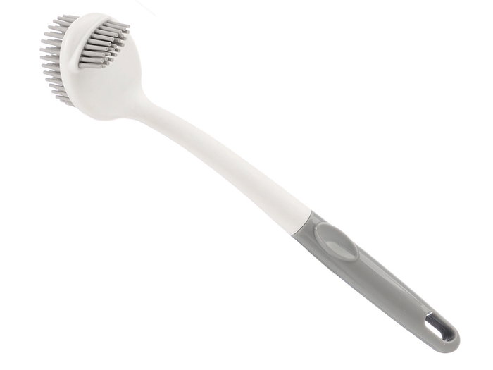 ARTE REGAL Brosse de nettoyage en silicone Blanco-Gris