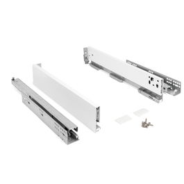 HERRAJES ALK Cajón QUBE Push Extracción Total Finition Blanche H90 H120 H185