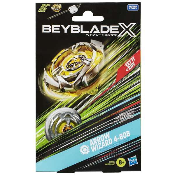 Hasbro Beyblade X - Kit initial de toupie avec lanceur - Modèles assortis - Version multilingue (Anglais, Néerlandais, Français, Espagnol)