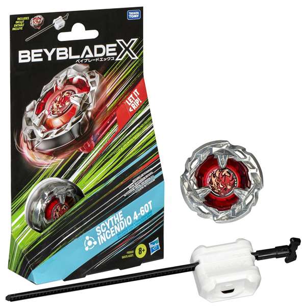 Hasbro Beyblade X - Kit initial de toupie avec lanceur - Modèles assortis - Version multilingue (Anglais, Néerlandais, Français, Espagnol)