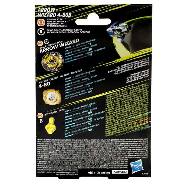 Hasbro Beyblade X - Kit initial de toupie avec lanceur - Modèles assortis - Version multilingue (Anglais, Néerlandais, Français, Espagnol)