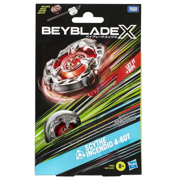 Hasbro Beyblade X - Kit initial de toupie avec lanceur - Modèles assortis - Version multilingue (Anglais, Néerlandais, Français, Espagnol)