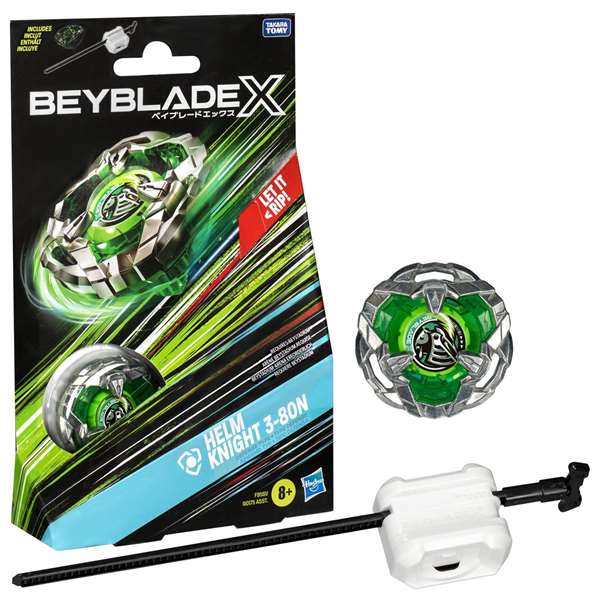 Hasbro Beyblade X - Kit initial de toupie avec lanceur - Modèles assortis - Version multilingue (Anglais, Néerlandais, Français, Espagnol)