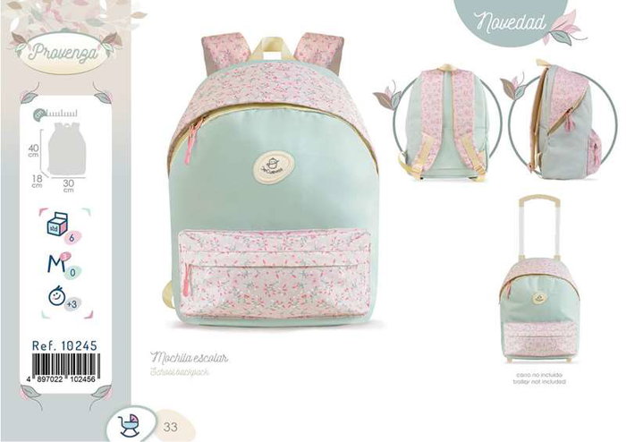 Decuevas Sac à dos scolaire pour enfants dès 3 ans en polyester