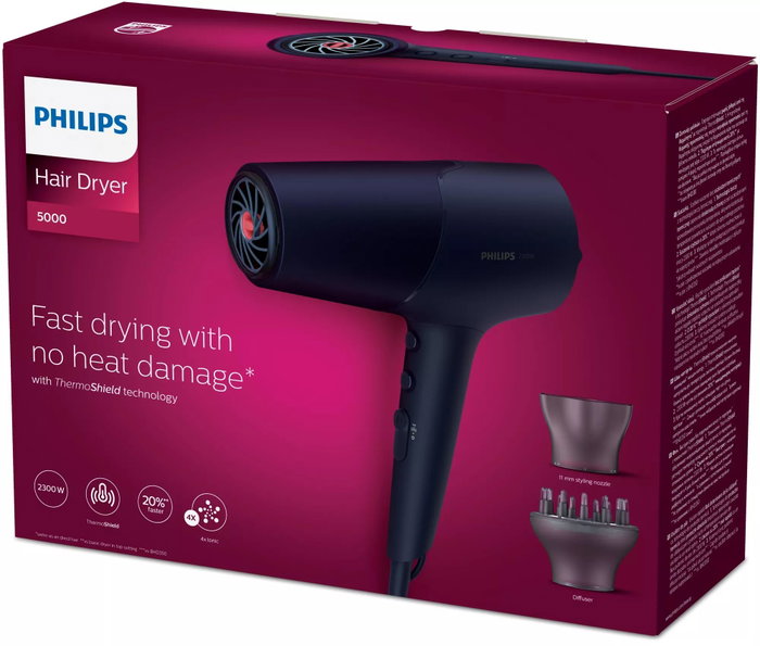 Philips Sèche-cheveux série 5000 BHD510/00 Navy